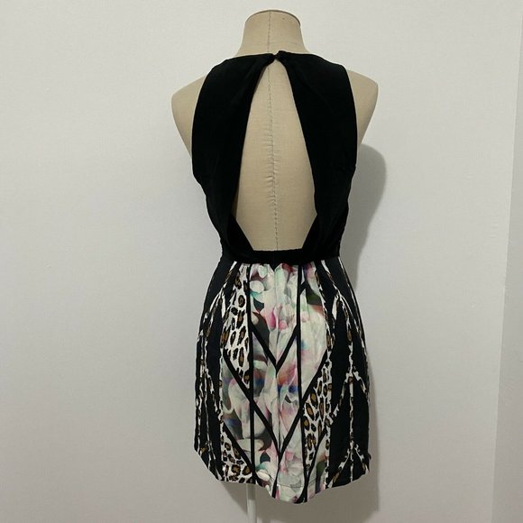 Kookai Size 38 / AU 10 Silk Mini Dress Colourful - Picture 7 of 9